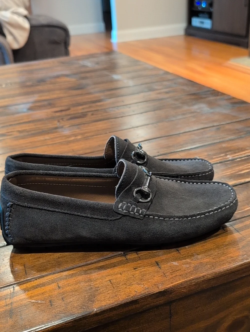 To Boot New York Suede Bit Driving Loafers Hart Horsebit